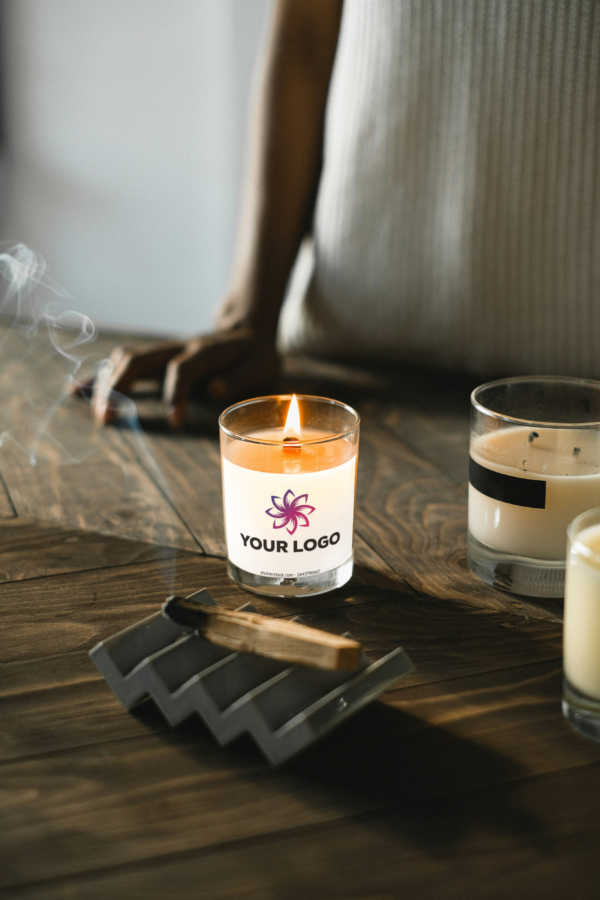 Candle Brand Sticker for product level and packaging